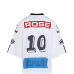 T-shirt da hockey  oversize in bianco Martine rose - unisex 