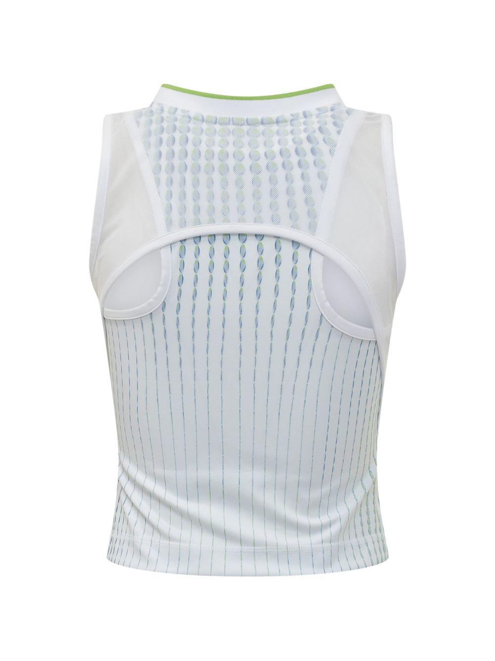 Canotta con mezza zip in bianco Casablanca - donna 
