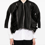 Giacca crop con zip in nero Comme des garcons homme plus - uomo 