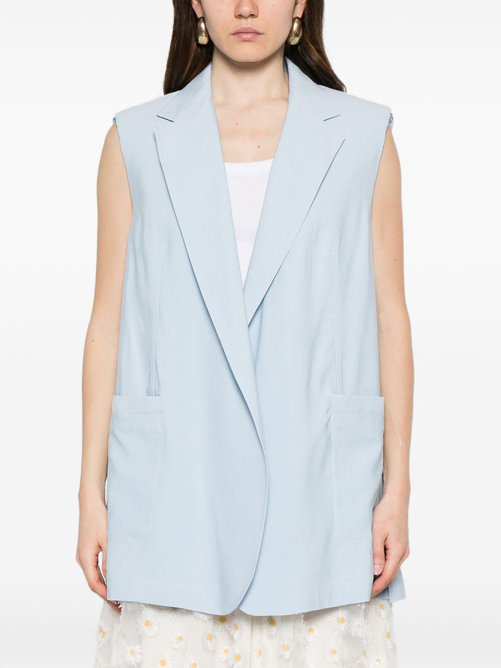 Gilet oversize in azzurro Maxmara sportmax - donna 