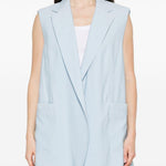 Gilet oversize in azzurro Maxmara sportmax - donna 