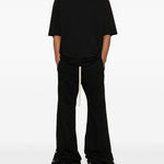 T-shirt girocollo in nero Rick owens drkshdw - uomo 