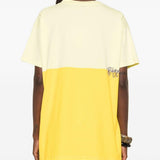 T-shirt con stampa in giallo The attico - donna 