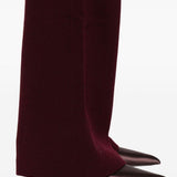 Pantaloni svasati in borgogna Roland Mouret - donna 