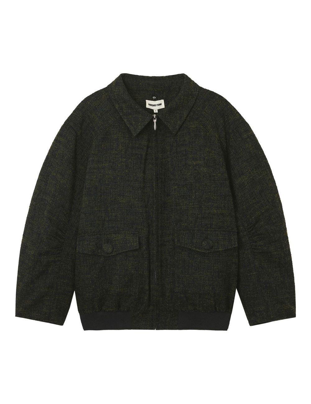Giacca con tasche e bottoni in verde/grigio Shushu/tong - donna 