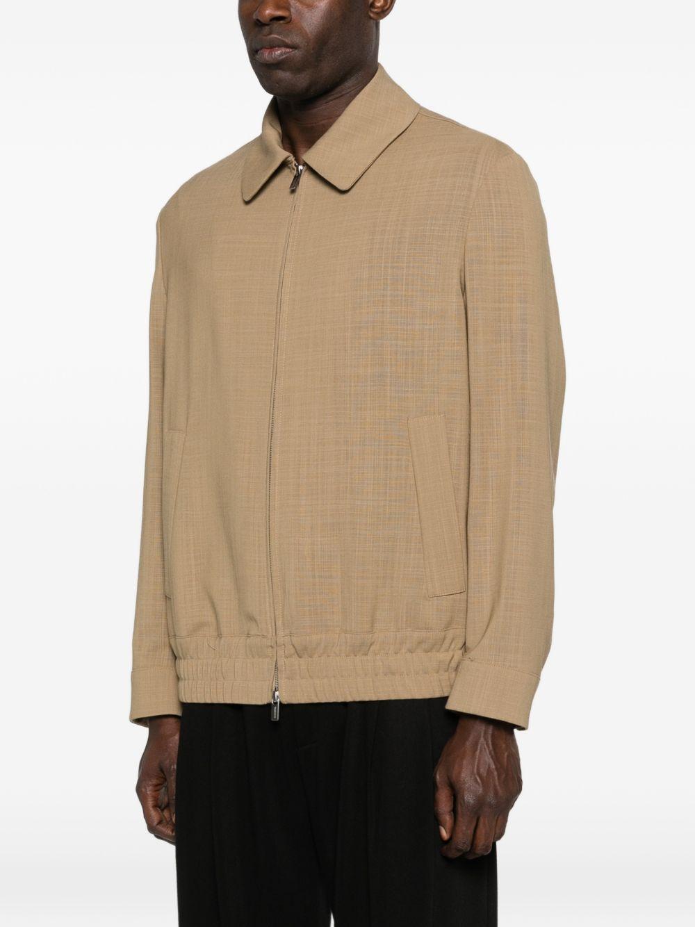 Giacca con zip in beige Barena - uomo 
