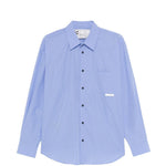 Camicia a quadri in blu Gr10k replicated - uomo 