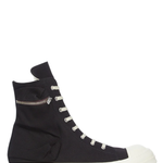 Sneakers alte cargo con taschino in nero Rick Owens Drkshdw - uomo 