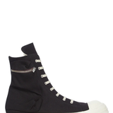 Sneakers alte cargo con taschino in nero Rick Owens Drkshdw - uomo 