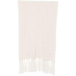 Sciarpa con frange in avorio Antonelli - donna 
