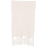 Sciarpa con frange in avorio Antonelli - donna 
