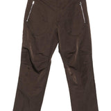 Pantaloni con zip in marrone Ranra - uomo 