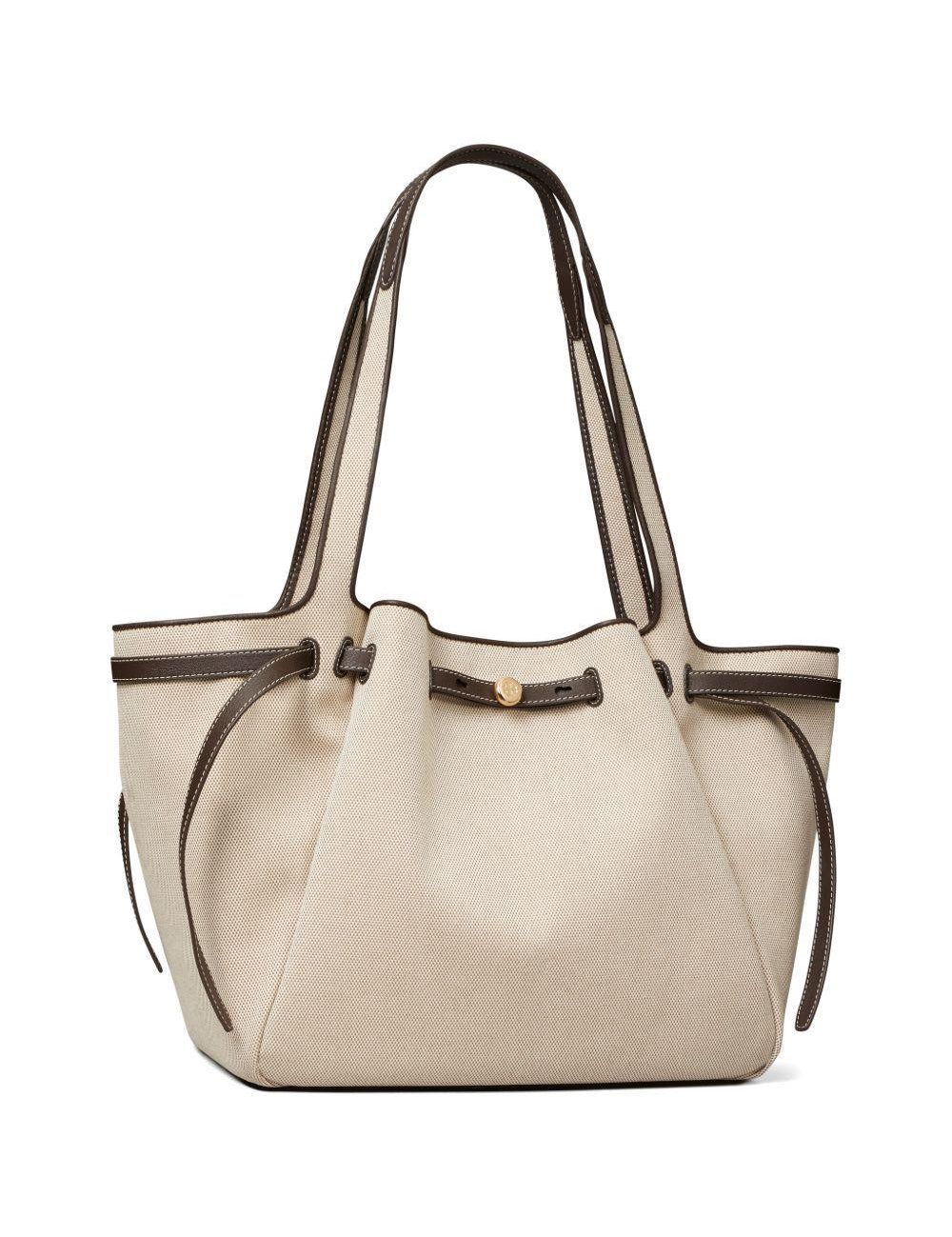 Borsa tote romy in beige Tory burch - donna 