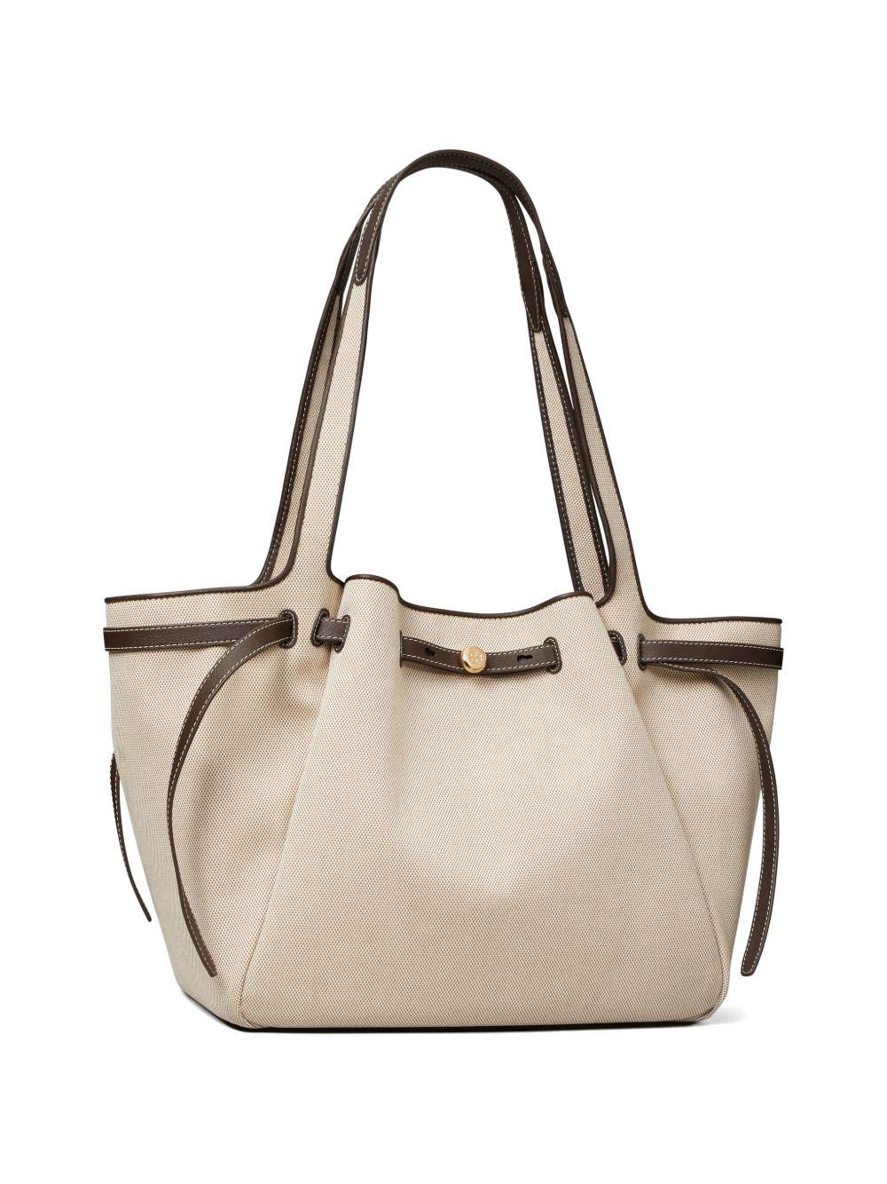 Borsa tote romy in beige Tory burch - donna 