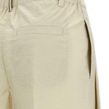 Pantaloni plissé in beige Brunello cucinelli - donna 