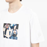 T-shirt con stampa in bianco Junya watanabe - uomo 