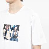 T-shirt con stampa in bianco Junya watanabe - uomo 