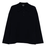 Polo in maglia blu notte A.P.C. - donna 