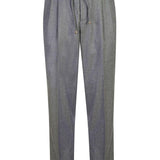 Pantaloni con coulisse in nero Brunello cucinelli - uomo 