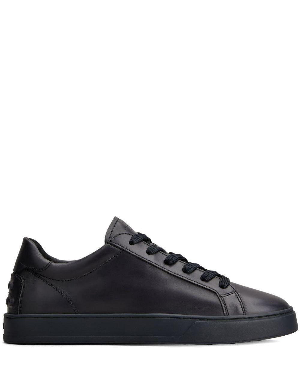 Sneakers in pelle in nero Tod's - uomo 