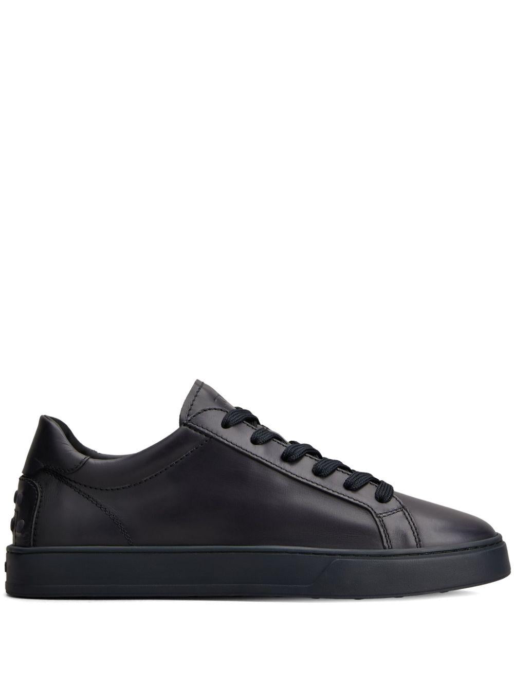 Sneakers in pelle in nero Tod's - uomo 