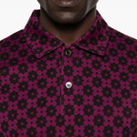 Polo con stampa geometrica in vola Comme des garcons homme plus - uomo 