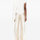 T-shirt con dettaglio a foulard in bianco Magda butrym - donna 