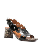 Sandali a smerlo in nero Chie mihara - donna 