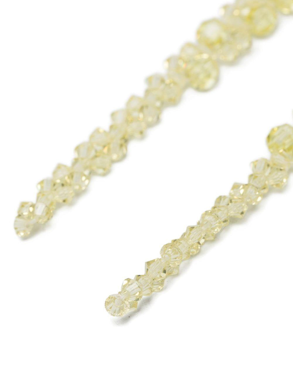 Orecchini a pendente con perline in oro Simone rocha - donna 