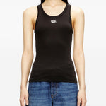 Canotta T-Anki con logo in nero Diesel - donna 