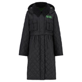 Giacca trapuntata lunga con peplo Barbour x Ganni - donna 