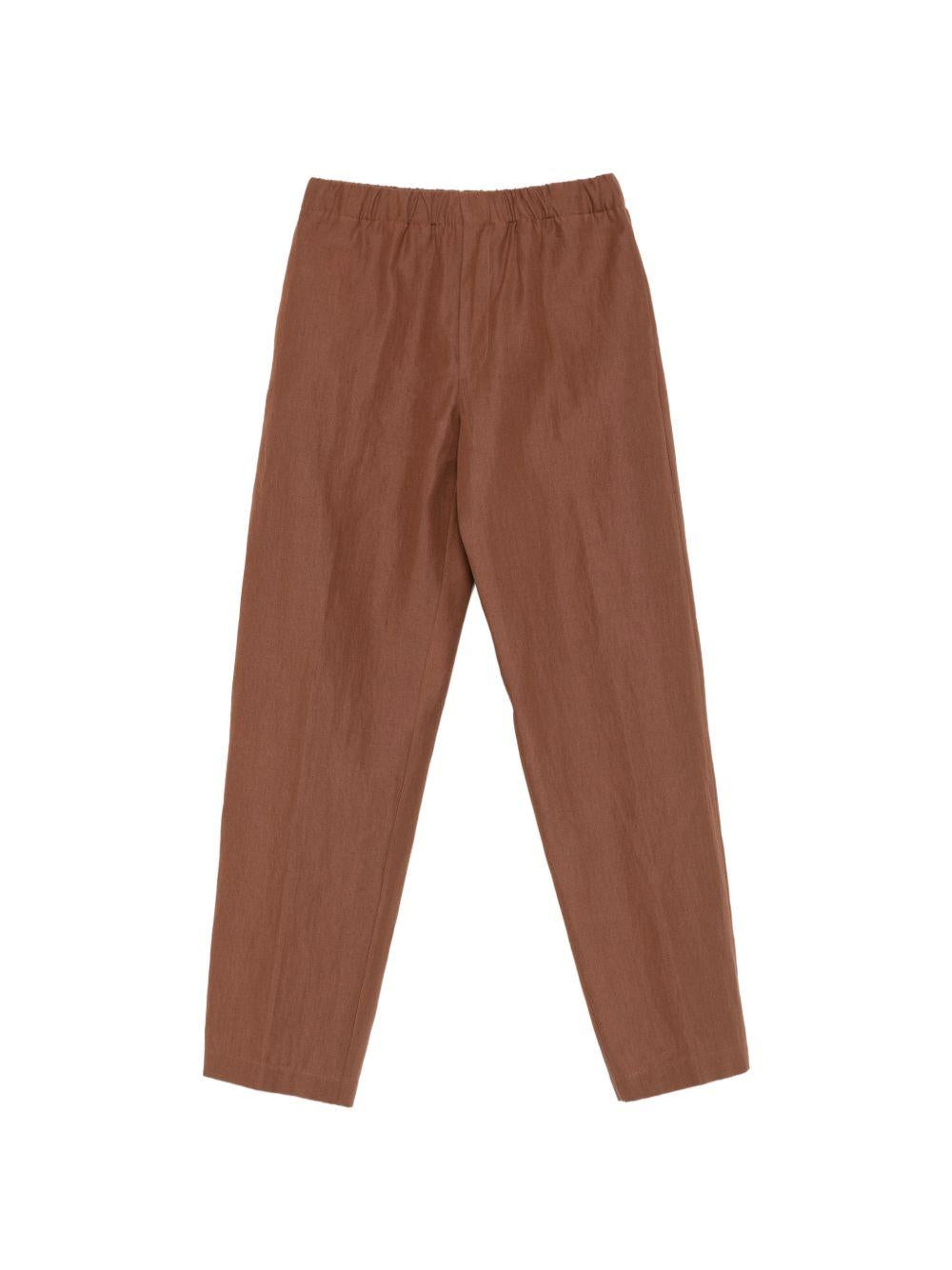 Pantaloni pavice in marrone Lardini - uomo 