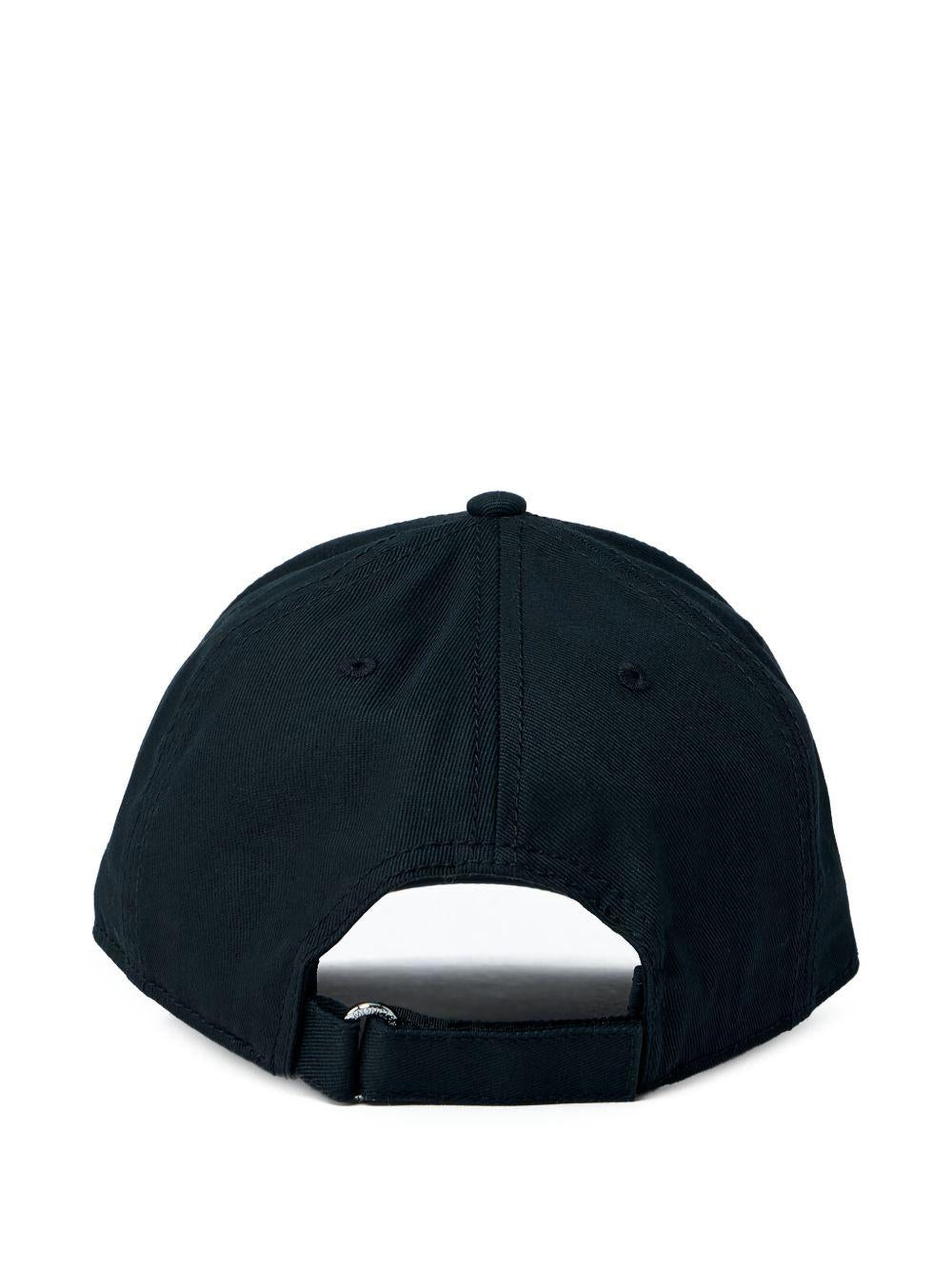 Cappello da baseball con applicazione logo in bianco Moncler - unisex 
