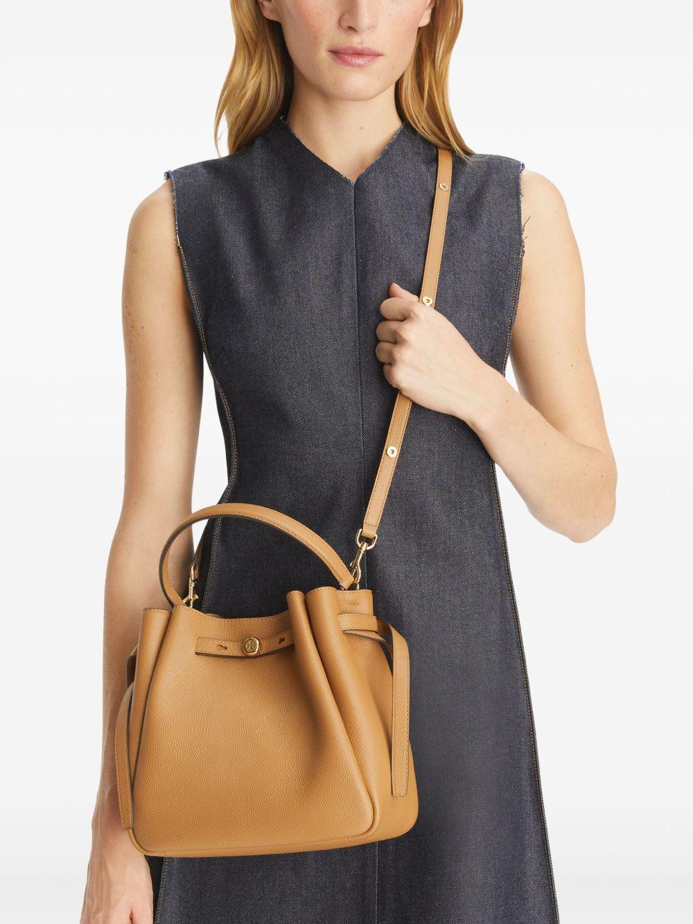 Borsa a mano romy in beige tory burch - donna 