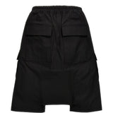 Shorts in cotone nero 