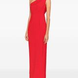 Abito lungo monospalla in rosso Roland mouret - donna 