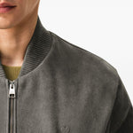 Giacca Ami de Coeur con zip in grigio Ami Paris - uomo 