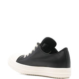 Sneakers in pelle in nero Rick owens - donna 