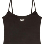 Top T-Hupy-Od in nero Diesel - donna 