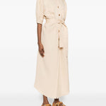 Abito con cintura in beige Blazé milano - donna 
