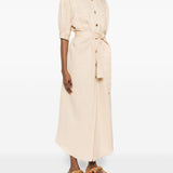 Abito con cintura in beige Blazé milano - donna 