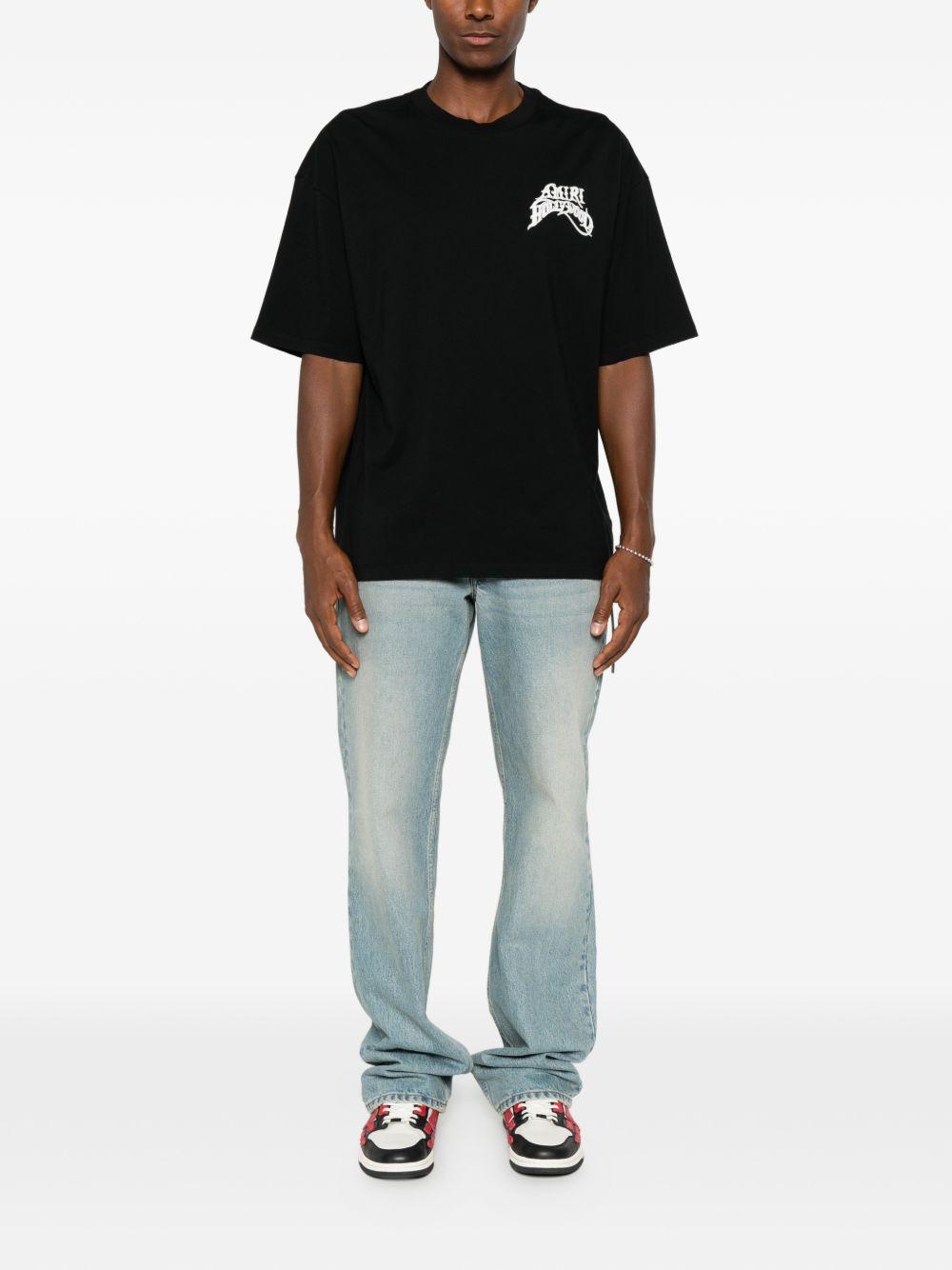 T-shirt Hollywood LJ Skate in nero 