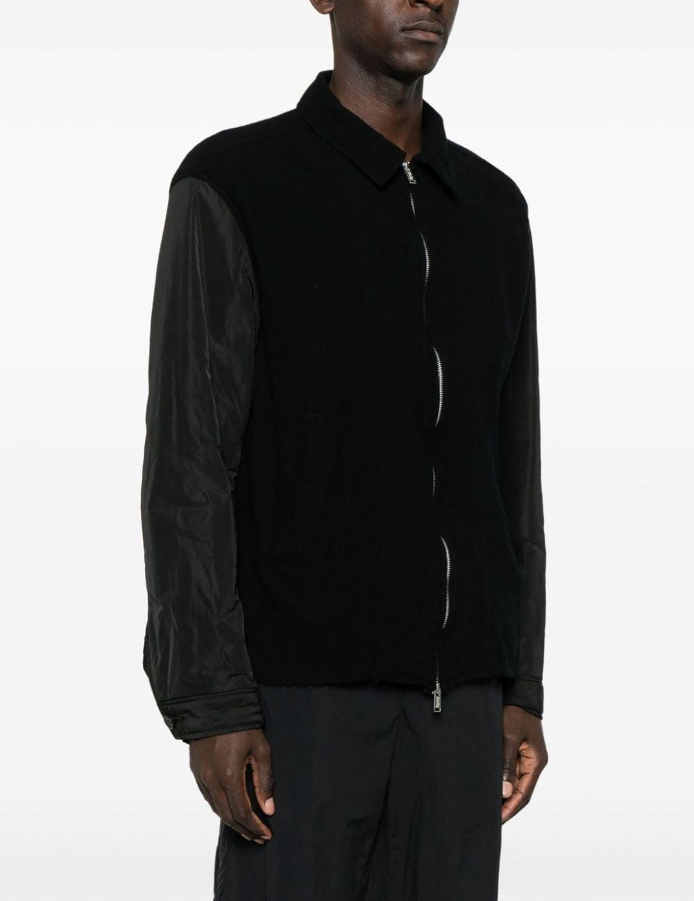 Giacca con zip in nero Undercover - uomo 