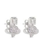 Orecchini con cristalli Agatha in argento 