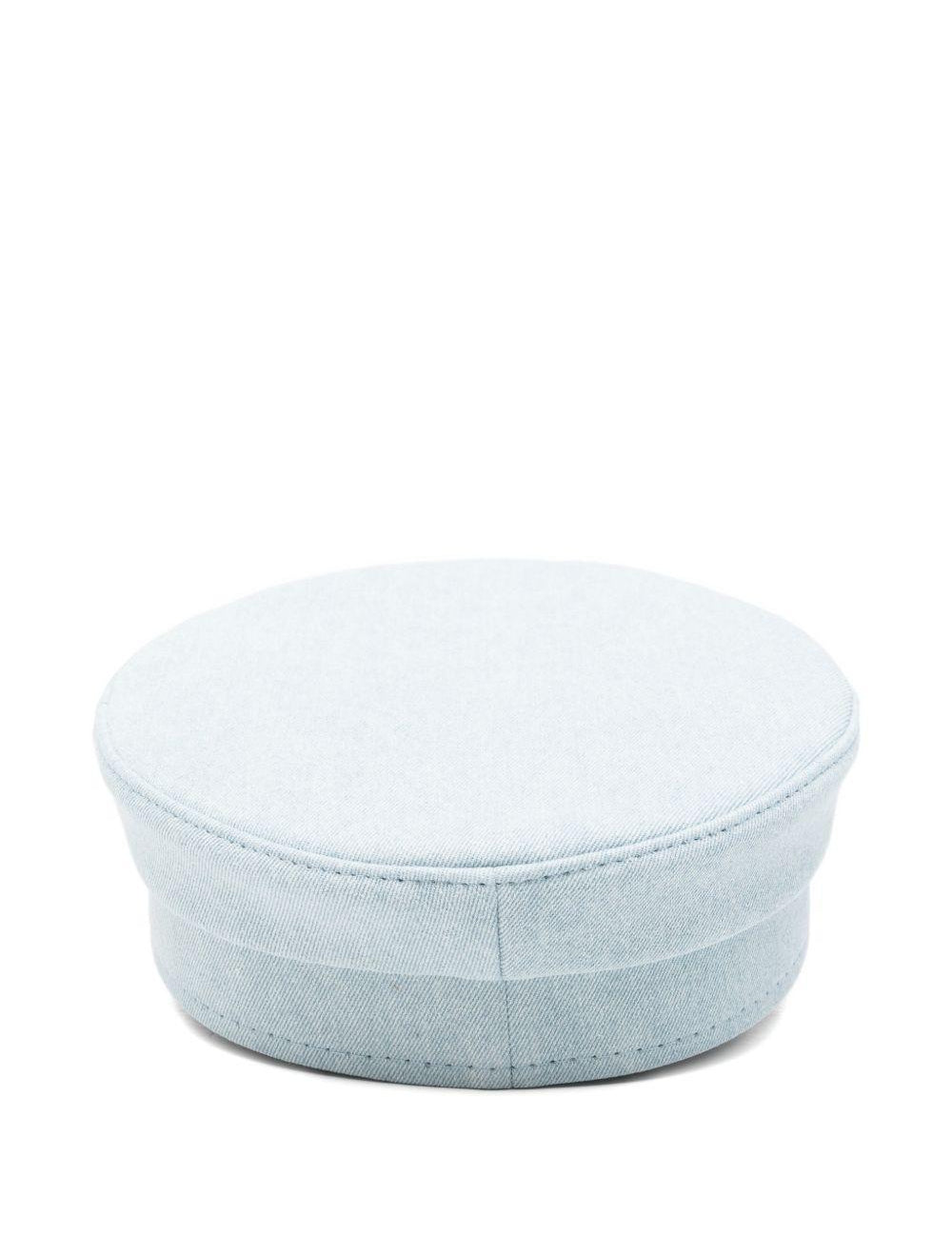Cappello baker boy in denim in blu Ruslan baginskiy - donna 