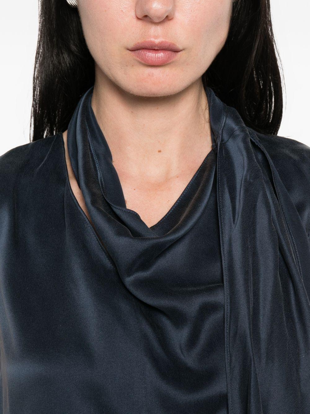 Top dry in blu satinato 's maxmara - donna 
