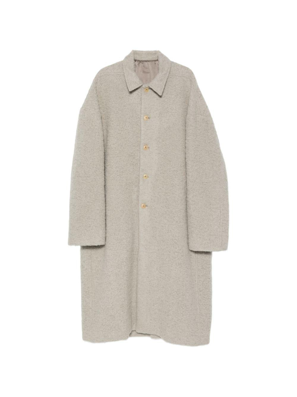 Cappotto Brad monopetto in grigio 