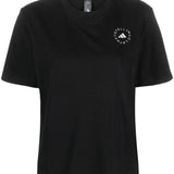 T-shirt a maniche corte truecasuals in nero Adidas by stella mc cartney - donna 