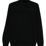 Maglione a collo alto in nero Kangra - uomo 