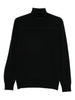 Maglione a collo alto in nero Kangra - uomo